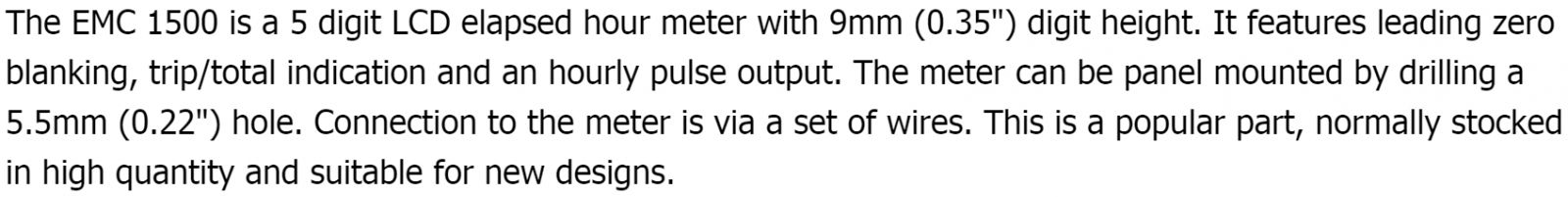 פנל מטר וולט מטר דיגיטלי LASCAR PANEL METER EMC 1500